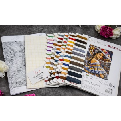 LS B706 Cross Stitch Kit - The Mexican Fest