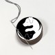 997-13 suporte de agulha magnética - Yin Yang Dog