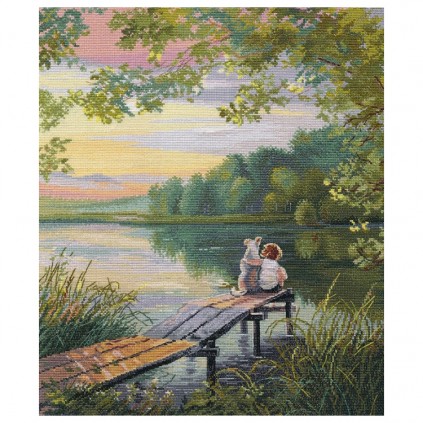 OV 1577 Cross Stitch Kit - Ξεφάλμιο παιδική ηλικία