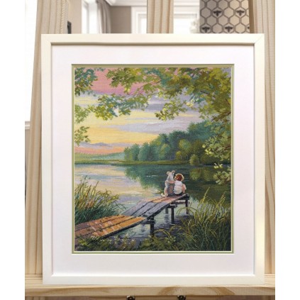 OV 1577 Cross Stitch Kit - Ξεφάλμιο παιδική ηλικία