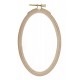 AC 8803-12-20 Bordado de madeira Oval 12x20 cm