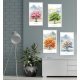 Zn 10959 Kit a tappeto a punto incrociato - Four Seasons - Winter Tree