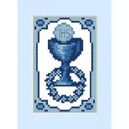 GC 4658-01 Cross stitch pattern - Holy communion card