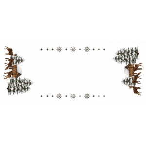 GU 2290 Cross stitch pattern - Table runner - Roe-deers