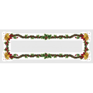 GU 4463 Cross stitch pattern - Table runner with bells