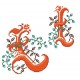 GU 4477-13 trykt tverrstingmønster - Monogram ł