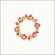 GU 8355-01 Cross stitch pattern - Tablecloth - Tulips garland