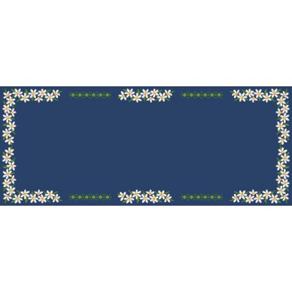 GU 8479 Cross Stitch Pattern - Table Runner With Oxeye Daisies