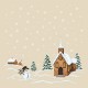Gu 8486 Cross Stitch Pattern - Lautanainen kirkon kanssa