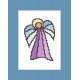 GU 8521 Padrão de ponto cruz - vitral Angel 2