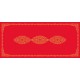 GU 8555 Cross stitch pattern - Table runner with arabesque