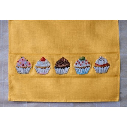 GU 8639 Cross stitch pattern - Dishcloth - Muffins