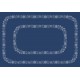 GU 8823 Cross stitch pattern - Tablecloth with snowflakes