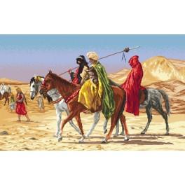 W 8028 ONLINE pattern pdf - Arabs crossing the desert - Jean-Leon Gerome