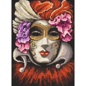 W 8223 Cross stitch pattern PDF - Venice mask