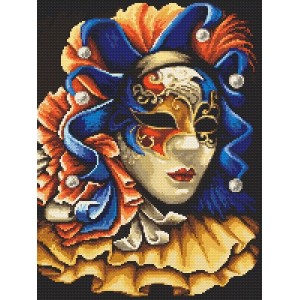 W 8265 Cross stitch pattern PDF - Mysterious mask