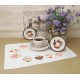 W 8638 ONLINE pattern pdf - Dishcloth - Coffee set