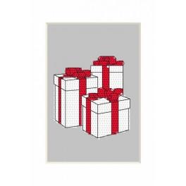 W 8665 ONLINE pattern pdf - Christmas postcard - Little gifts