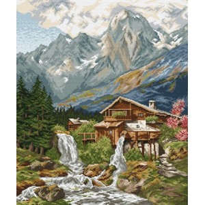 K 782 Tapestry canvas - Waterfall