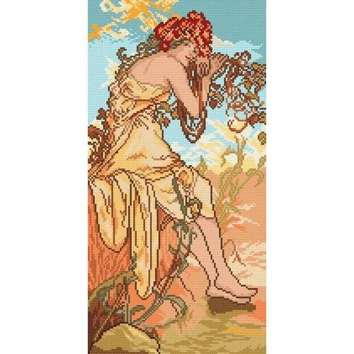 Summer - A. Mucha - Tapestry canvas Summer - A. Mucha - Tapestry canvas