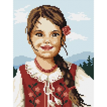 K 4824 TAPSESTRY CANVAS - Highland Woman