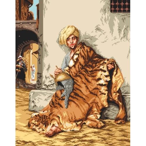 Pelt Marchant of Cairo - Jean-Leon Gerome - Tapestry canvas Pelt Marchant of Cairo - Jean-Leon Gerome - Tapestry canvas