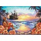 K 8057 Wandteppiche - blaue Lagune