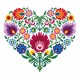 K 8535 Tapestry canvas - Ethnic heart