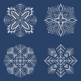 K 8820 Tapestry canvas - Snowflakes