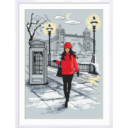 W 10041 Keresztszemes minta PDF - London elegancia
