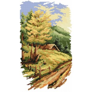 W 4524 Cross stitch pattern PDF - Four seasons - summer