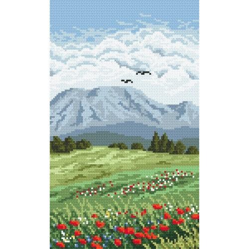 Cross stitch pattern pdf format In the Meadow