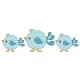 W 8673 ONLINE pattern pdf - Bib - Blue birds