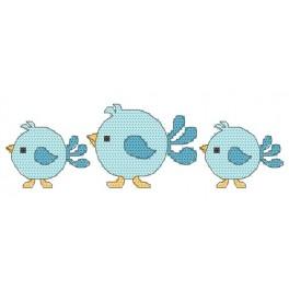 W 8673 ONLINE pattern pdf - Bib - Blue birds