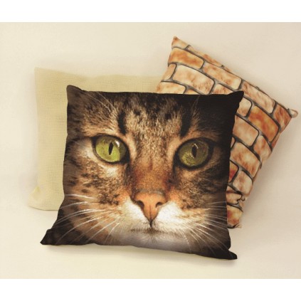 W 8843-01 ONLINE pattern pdf - Pillow - Cat Lucky