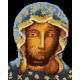 GC 1038 Cross Stitch Pattern no papel - a Santa Virgem de Czestochowa