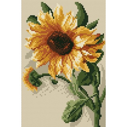 GC 4044 Grille de point de croix sur papier - Tournesol
