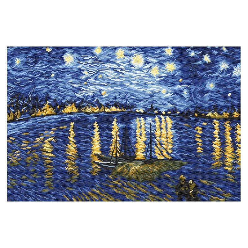 Van Gough Starry Night Decorative Diamond Painting Release Papers