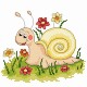 GC 4885 Padrão de ponto cruz - caracol