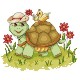 GC 4929 Cross Stitch Pattern - Funny Turtle