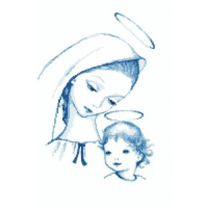 GC 8286 Ristipistokuvio - taivaallinen Mary