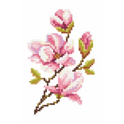 GC 8470 Kryssstingmønster på papir - Magnolia