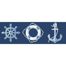GC 8651 Cross stitch pattern - Sailor motives