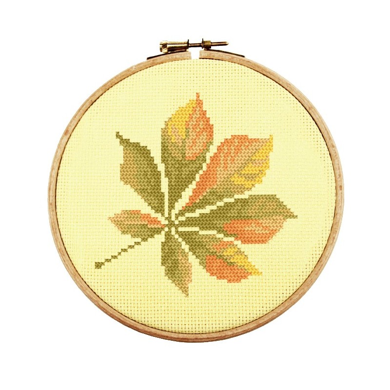 Leaves Cross-Stitch Pattern