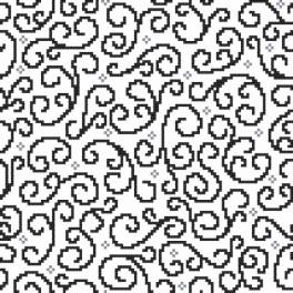 GC 8828 Cross stitch pattern - Arabesque - repeatable pattern