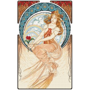 GC 8860 Cross Stitch Pattern em papel - Pintura por A. Muta