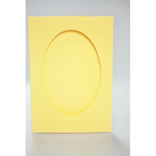 901-20 Big card with an oval passe-partout yellow 901-20 Big card with an oval passe-partout yellow