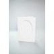 943-01 Cards with an oval passe-partout white