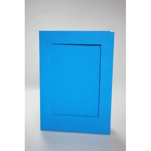 944-07 Big card with a rectangular passe-partout blue 944-07 Big card with a rectangular passe-partout blue