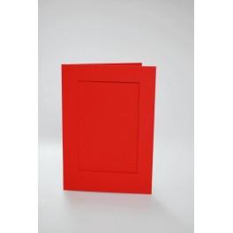 946-02 Cards with a rectangular passe-partout red
